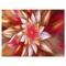 Designart - Huge Red Fractal Flower - Floral Canvas Art Print